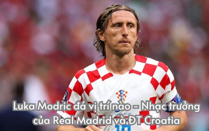 Vị trí đá của Luka Modric